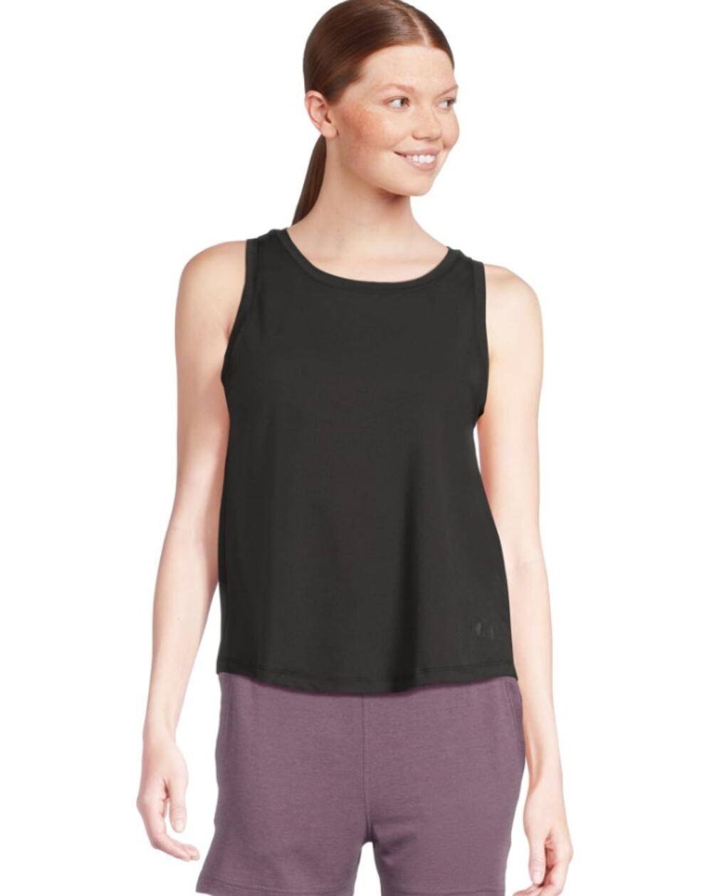 HELLY HANSEN Women's Tech Split Back Tank Top Medium Black Sleeveless NWT